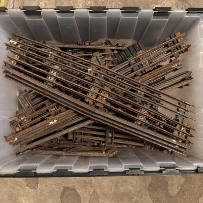 LOT 650: Tote of Train Track - As Found