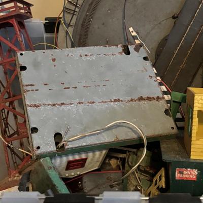 LOT 652: Bin Full of vintage Train Accessories - As Found