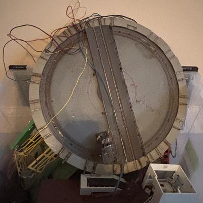 LOT 652: Bin Full of vintage Train Accessories - As Found