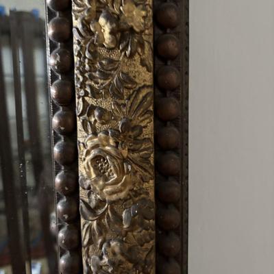 LOT 653: Beautiful Vintage Ornate Mirror - Extremely Large (52" x 74")