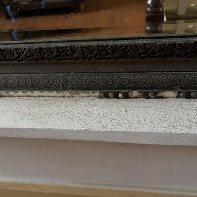 LOT 653: Beautiful Vintage Ornate Mirror - Extremely Large (52" x 74")