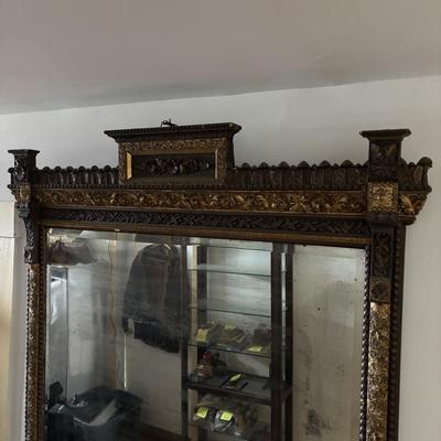 LOT 653: Beautiful Vintage Ornate Mirror - Extremely Large (52" x 74")
