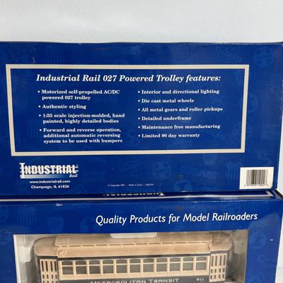 LOT 657: Industrial Rail 027 Scale Metropolitan Trolleys #14002