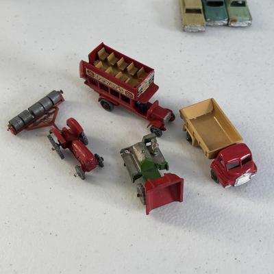 LOT 658: Train Accessories & Toy Cars: Lesney (Made in England), AHI, Tootsie, Varney, Aristo-Craft (Made in Germany), Faller 570...