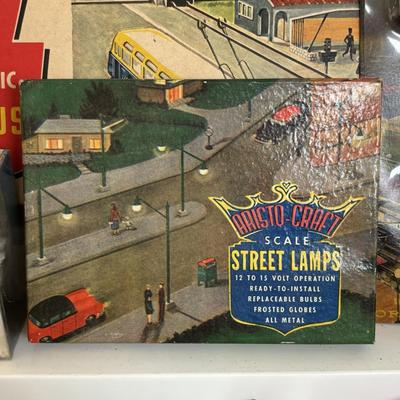 LOT 658: Train Accessories & Toy Cars: Lesney (Made in England), AHI, Tootsie, Varney, Aristo-Craft (Made in Germany), Faller 570...