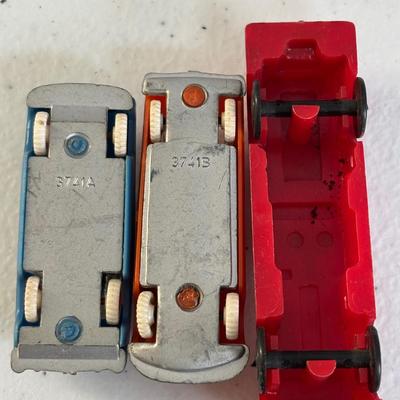 LOT 658: Train Accessories & Toy Cars: Lesney (Made in England), AHI, Tootsie, Varney, Aristo-Craft (Made in Germany), Faller 570...