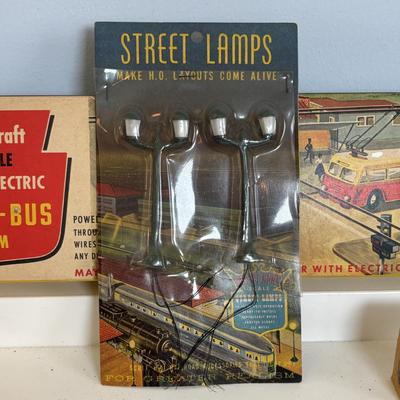 LOT 658: Train Accessories & Toy Cars: Lesney (Made in England), AHI, Tootsie, Varney, Aristo-Craft (Made in Germany), Faller 570...