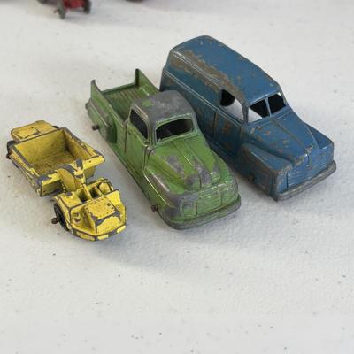 LOT 658: Train Accessories & Toy Cars: Lesney (Made in England), AHI, Tootsie, Varney, Aristo-Craft (Made in Germany), Faller 570...