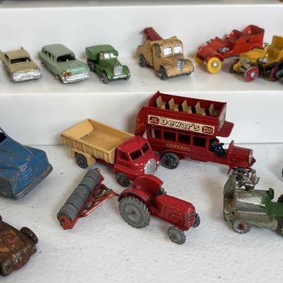 LOT 658: Train Accessories & Toy Cars: Lesney (Made in England), AHI, Tootsie, Varney, Aristo-Craft (Made in Germany), Faller 570...