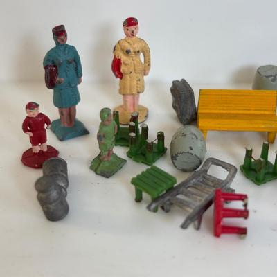 LOT 658: Train Accessories & Toy Cars: Lesney (Made in England), AHI, Tootsie, Varney, Aristo-Craft (Made in Germany), Faller 570...