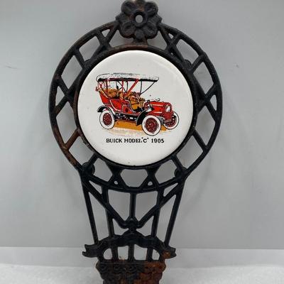 LOT 660: Vintage Automobile Collection - Die Cast Toy Cars (Chevrolet / Cord), Apco Japan Trivets and Randolph Chevrolet Ashtray