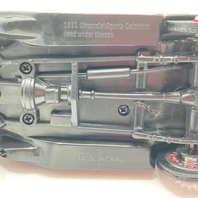 LOT 660: Vintage Automobile Collection - Die Cast Toy Cars (Chevrolet / Cord), Apco Japan Trivets and Randolph Chevrolet Ashtray