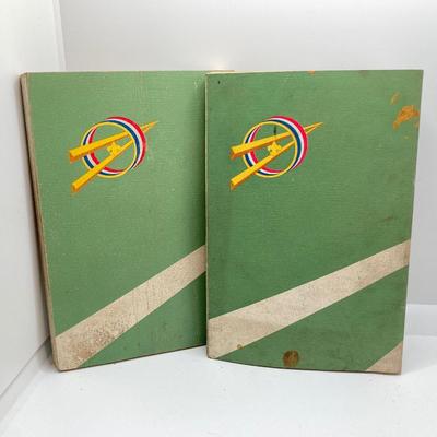 LOT 661: Boy Scout Collection - Books, Patches, Tokens, Hat, Philmont Belt and Luminous Pocket Planetarium