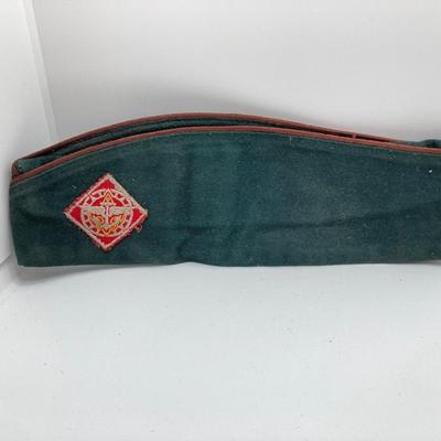 LOT 662: Collection of Vintage Boy Scout Memorabilia - Patches, Tokens, Hand Crafted Neckerchief Holders, Hat, Belt, Bandanas , Books and...