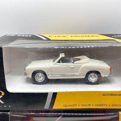 LOT 668: Nine Die Cast Toy Collector Cars by K-Line Kruisers - 1:43 Scale in Original Boxes