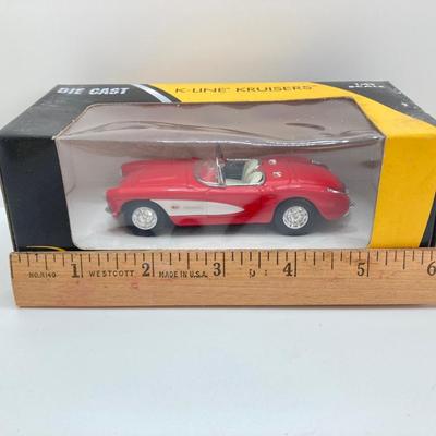 LOT 668: Nine Die Cast Toy Collector Cars by K-Line Kruisers - 1:43 Scale in Original Boxes