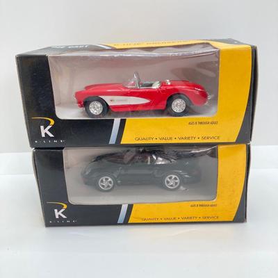 LOT 668: Nine Die Cast Toy Collector Cars by K-Line Kruisers - 1:43 Scale in Original Boxes