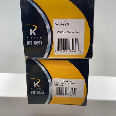 LOT 668: Nine Die Cast Toy Collector Cars by K-Line Kruisers - 1:43 Scale in Original Boxes