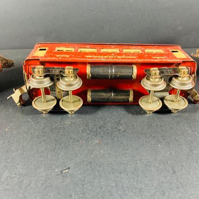 LOT 671: Set of Three (3) Lionel Line Metal Pullman O Scale Miniature Railroad Cars