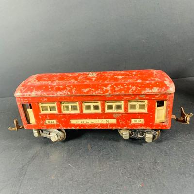 LOT 671: Set of Three (3) Lionel Line Metal Pullman O Scale Miniature Railroad Cars