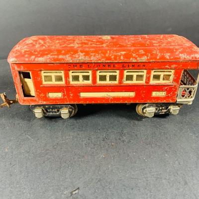 LOT 671: Set of Three (3) Lionel Line Metal Pullman O Scale Miniature Railroad Cars