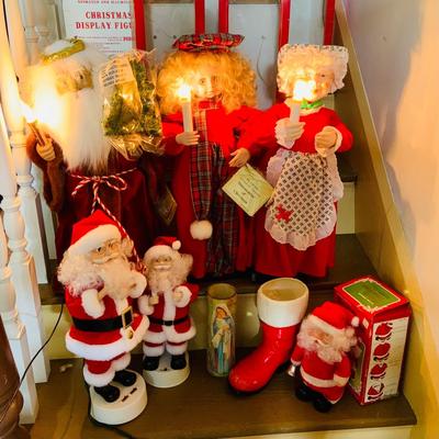 LOT 672: Large Collection of Holiday Animated Figures Including (3) Large Telco Motionette and Much More