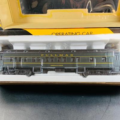 LOT 684: Kline Pennsylvania Passenger Cars K4880-0017 PRR Emerald Lodge Pullman, K4880-0018 PRR REA Baggage CAr # 9328 and Operating Car...