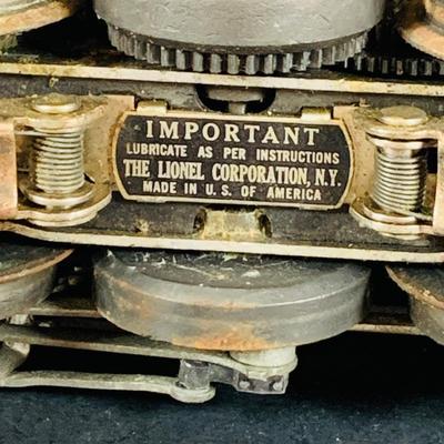 LOT 687: Lionel Post War 0/24 Scale Locomotive and Tinder - Lionel Line Engine #2055