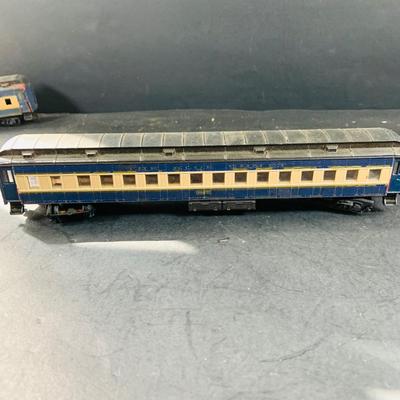 LOT 689: Set of Six (6) Vintage Blue Comet HO Passenger Cars