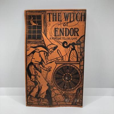 LOT 691: Vintage Paper Halloween Masks by Emerick's, Cup of Fortune Tea Cup, The Witch of Endor Game, Berries Happy Birthday...