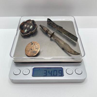 LOT 695: Sterling Silver Jewelry and More