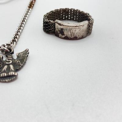LOT 699: Jewelry Collection - Sterling, Silver Plate and Silver Tone