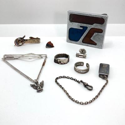 LOT 699: Jewelry Collection - Sterling, Silver Plate and Silver Tone