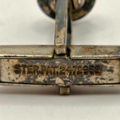 LOT 701: Pocket Watch, Pocket Knife, Tie Tacks, Japanese Coin, Belt Buckle,& Vintage Swank Cufflinks