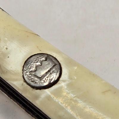 LOT 701: Pocket Watch, Pocket Knife, Tie Tacks, Japanese Coin, Belt Buckle,& Vintage Swank Cufflinks