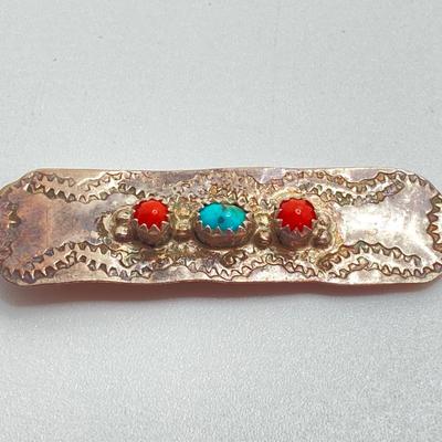 LOT 711: Hand Crafted Artisan Unmarked Turquoise Jewelry
