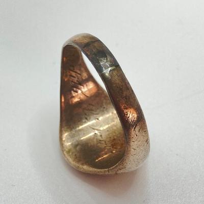 LOT 715: Three Vintage Sterling Rings - Luftwaffe, DeMolay Chevalier and More
