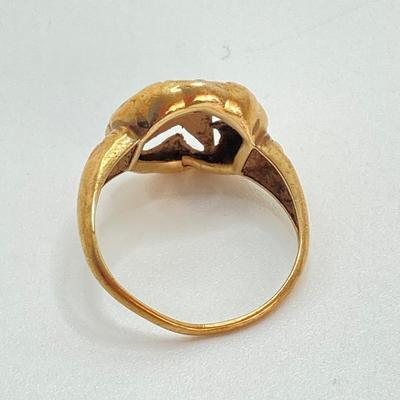 LOT 719: Masonic Gold Ring, 10KT, TW 2.14g, Sz 7