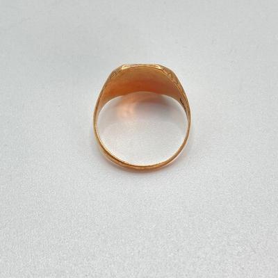 LOT 721: MA Gold Masonic Ring - 10KT, TW 3.16g, Sz 6.5