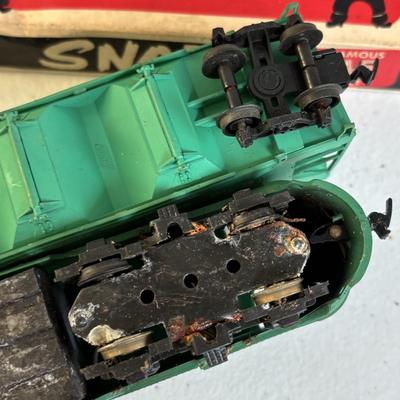 LOT 726: Vintage Train Accessories: Atlas HO Scale Track, Atlas Set, Revell HO Accessories & Aristo-Craft along with a Tyco Penn Line...