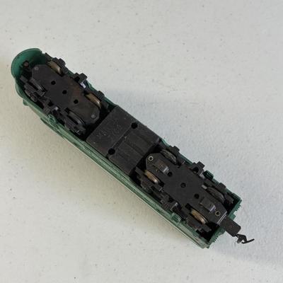 LOT 727: Tyco Car HO Scale Cars, HO Flood Light Towers. Bachman HO Union Pacific 866 Locomotive, Bachman HO Penn Central 9451, Ideal...