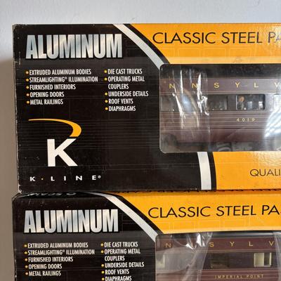 LOT 729: K Line O-Scale Passenger Cars: SP Daylight D Wolf Pullman (1) & Fleet of Modernism "Imperial Point" Sleeper