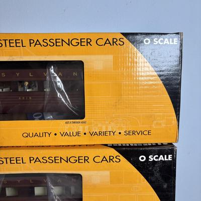 LOT 729: K Line O-Scale Passenger Cars: SP Daylight D Wolf Pullman (1) & Fleet of Modernism "Imperial Point" Sleeper