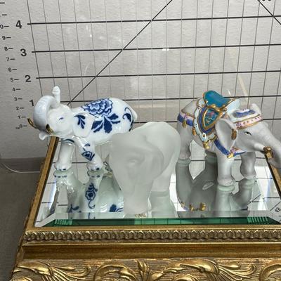 Set of 3 Lenox Princeton Gallery Elephants