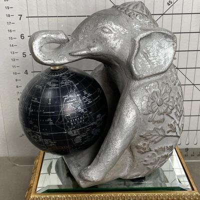 Elephant with Globe