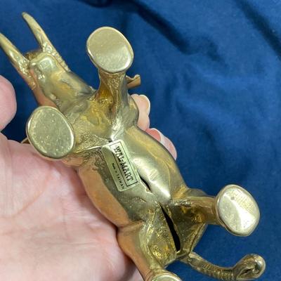 Pair of Brass Elephants