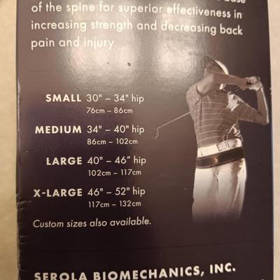 NEW DR HO 2-IN-1 BACK RELIEF BELT & NEW SEROLA BELT SIZE LARGE