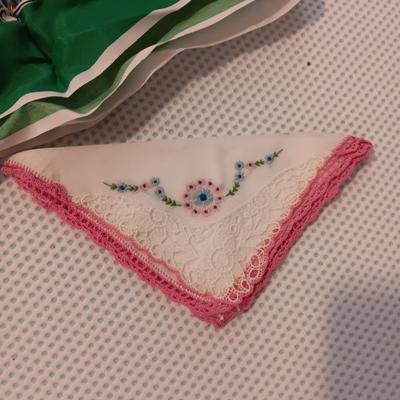 VERY OLD WESTERN THEME SCARF, HANKIES, DRESS GLOVES AND MORE