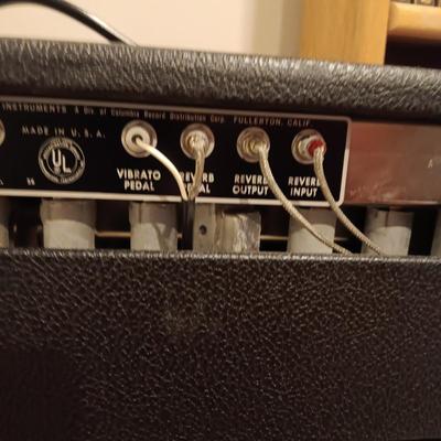 FENDER SUPER REVERB-AMP AB763 WITH COVER **PLZ READ DESCRIPTION"