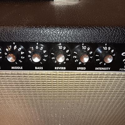 FENDER SUPER REVERB-AMP AB763 WITH COVER **PLZ READ DESCRIPTION"